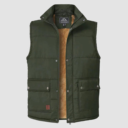 Liam warme heren bodywarmer lichtgewicht gewatteerd gilet