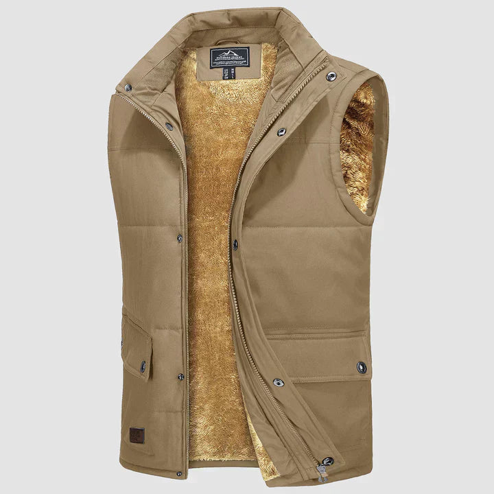 Liam warme heren bodywarmer lichtgewicht gewatteerd gilet