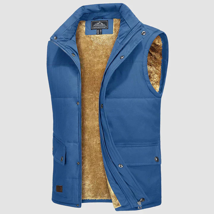 Liam warme heren bodywarmer lichtgewicht gewatteerd gilet