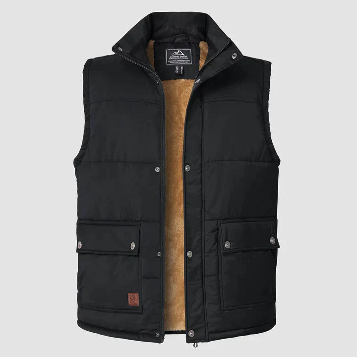 Liam warme heren bodywarmer lichtgewicht gewatteerd gilet