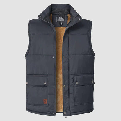 Liam warme heren bodywarmer lichtgewicht gewatteerd gilet