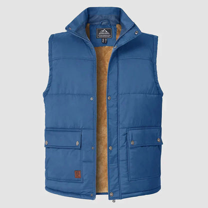 Liam warme heren bodywarmer lichtgewicht gewatteerd gilet
