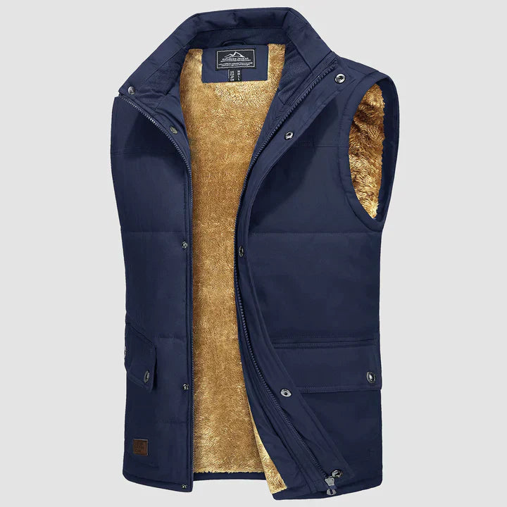 Liam warme heren bodywarmer lichtgewicht gewatteerd gilet