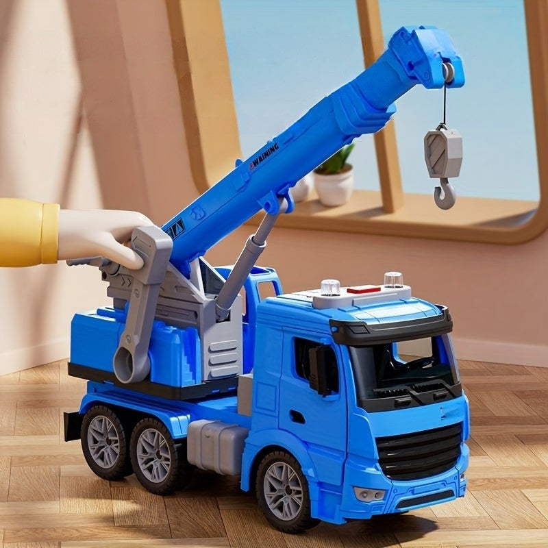 LiftMaster kraanwagen speelgoed met licht, geluid en bewegende arm