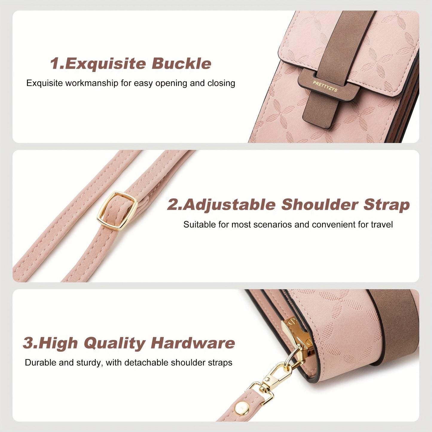 Lily anti-diefstal crossbodytas lichtgewicht veilige reistas