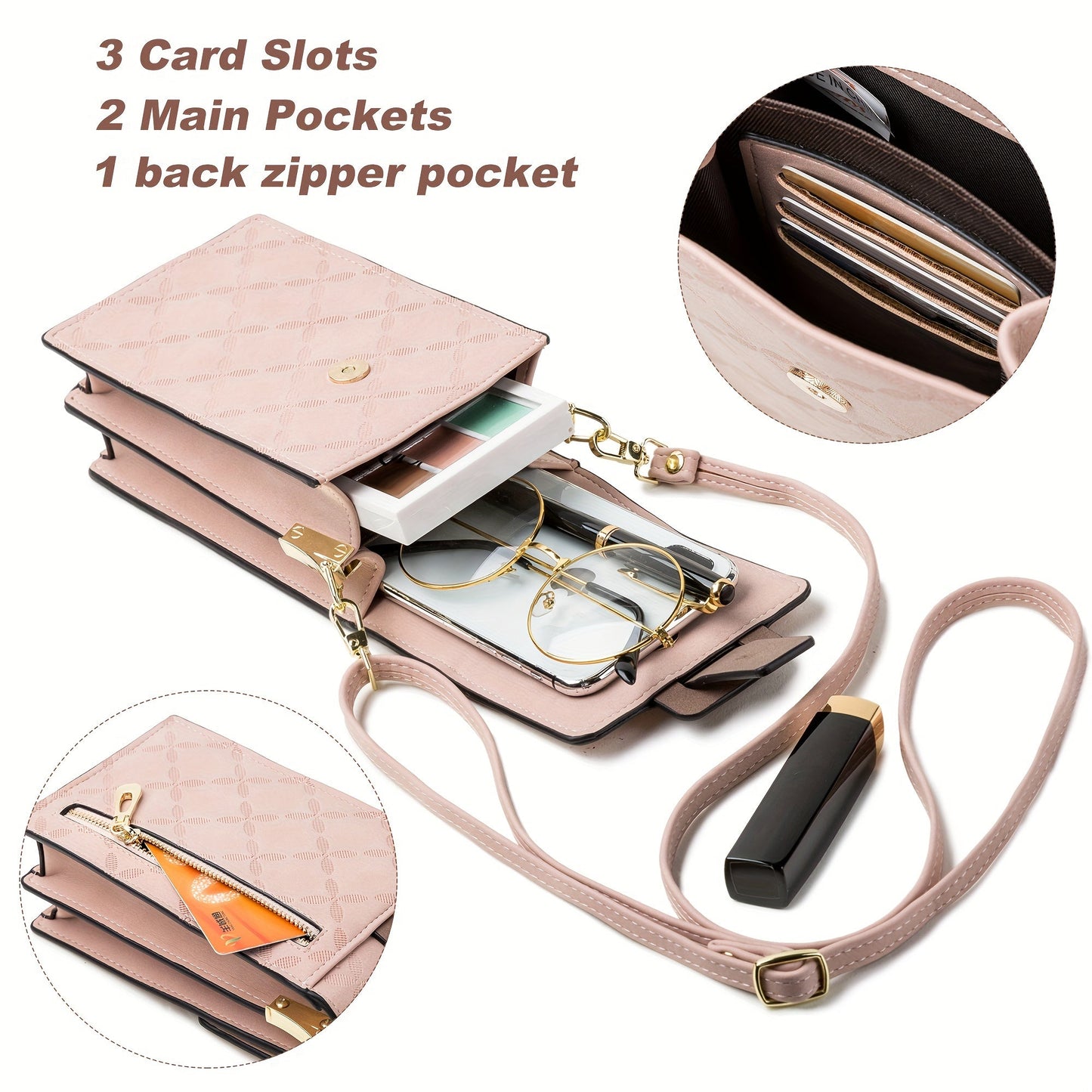 Lily anti-diefstal crossbodytas lichtgewicht veilige reistas