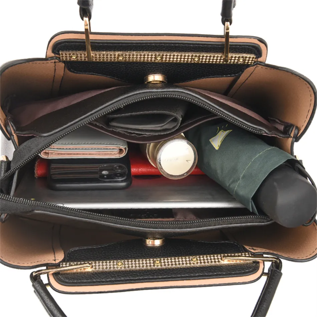 Lizie Tote Bag met Crossbody Band voor Alledaagse Stijl