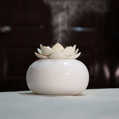 Lotiscent keramische lotus aroma luchtbevochtiger met essentiële olie diffuser