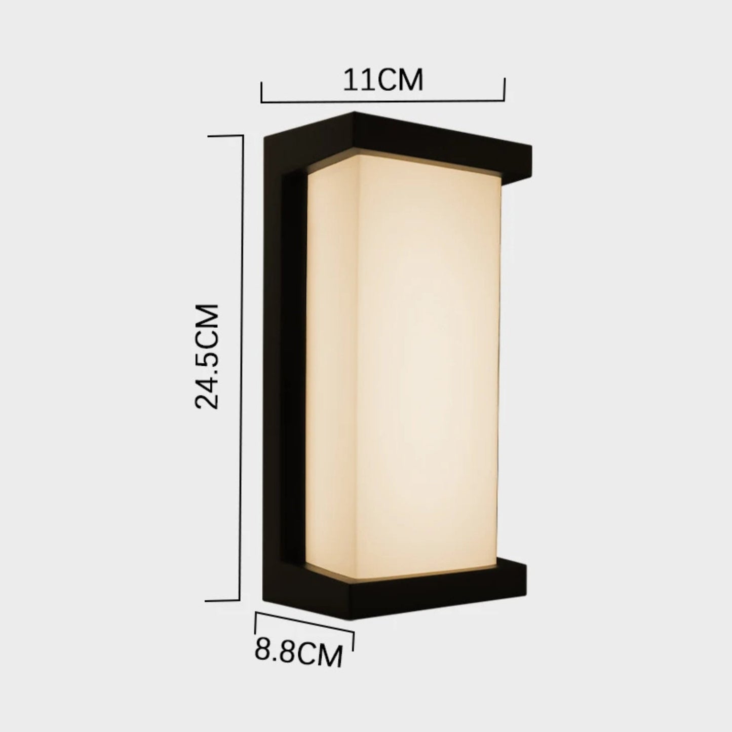 LumeRadar LED buitenmuurlicht met bewegingssensor waterdicht modern buitenlicht