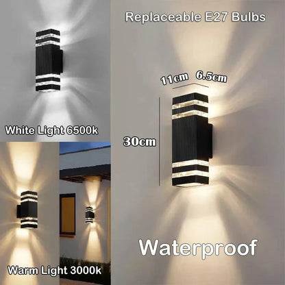 LumiBloc LED buitenwandlamp omhoog en omlaag modern IP65 armatuur