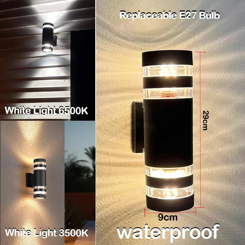 LumiBloc LED buitenwandlamp omhoog en omlaag modern IP65 armatuur