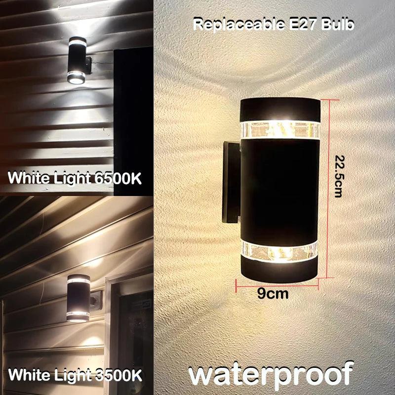 LumiBloc LED buitenwandlamp omhoog en omlaag modern IP65 armatuur