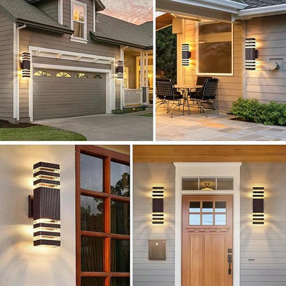 LumiBloc LED buitenwandlamp omhoog en omlaag modern IP65 armatuur