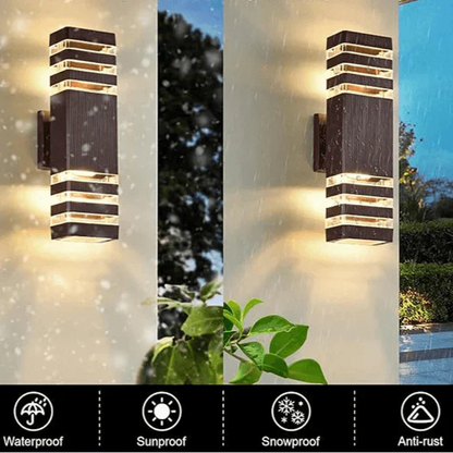 LumiBloc LED buitenwandlamp omhoog en omlaag modern IP65 armatuur