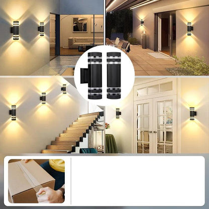 LumiBloc LED buitenwandlamp omhoog en omlaag modern IP65 armatuur