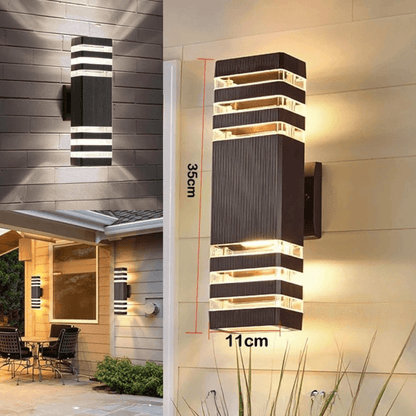 LumiBloc LED buitenwandlamp omhoog en omlaag modern IP65 armatuur