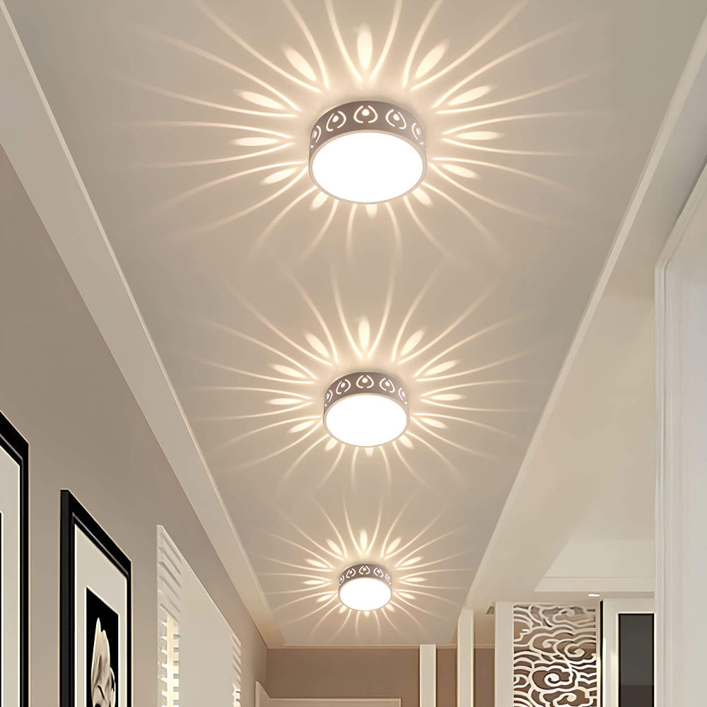 LumiForm minimalistische LED plafondlamp met zachte warme gloed en slank modern design
