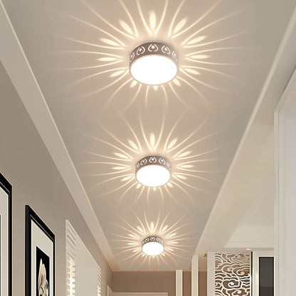 LumiForm minimalistische LED plafondlamp met zachte warme gloed en slank modern design