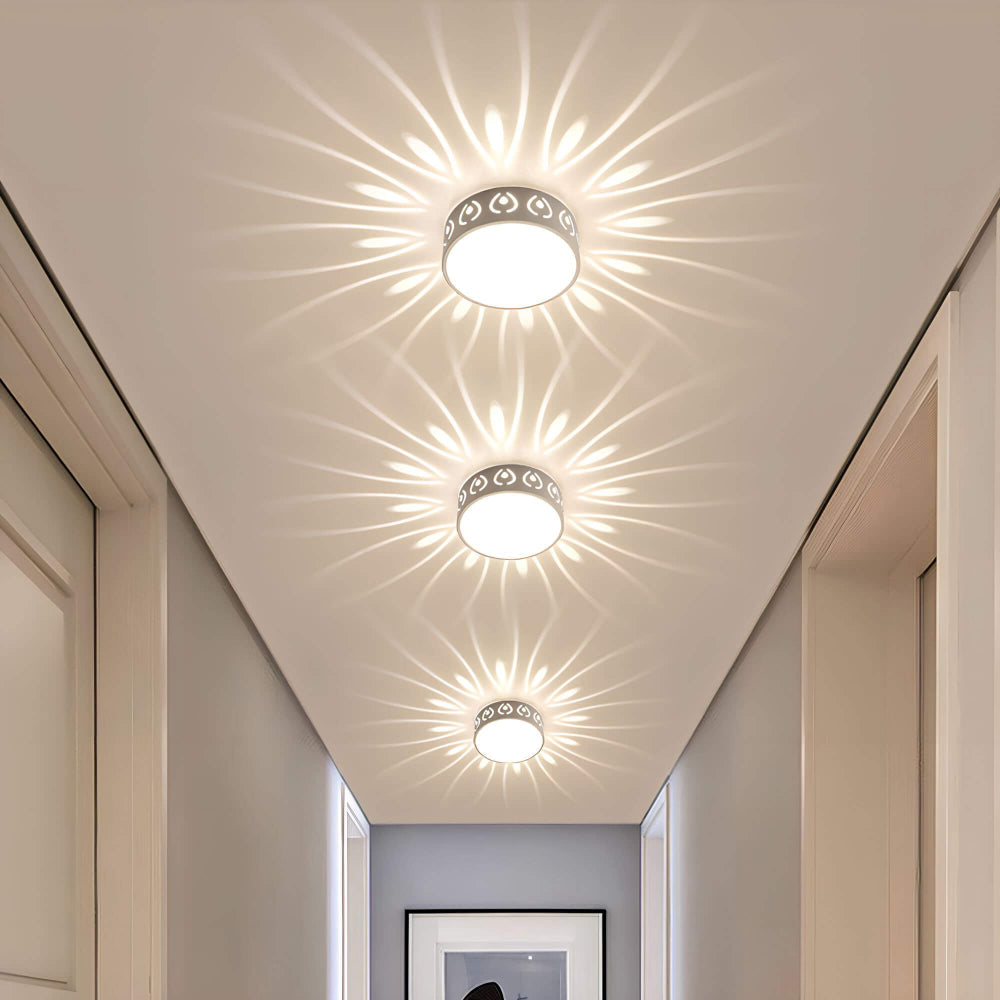 LumiForm minimalistische LED plafondlamp met zachte warme gloed en slank modern design