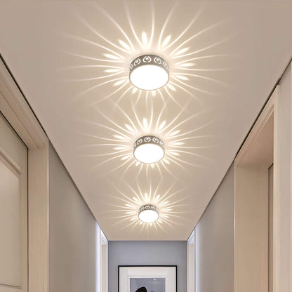LumiForm minimalistische LED plafondlamp met zachte warme gloed en slank modern design