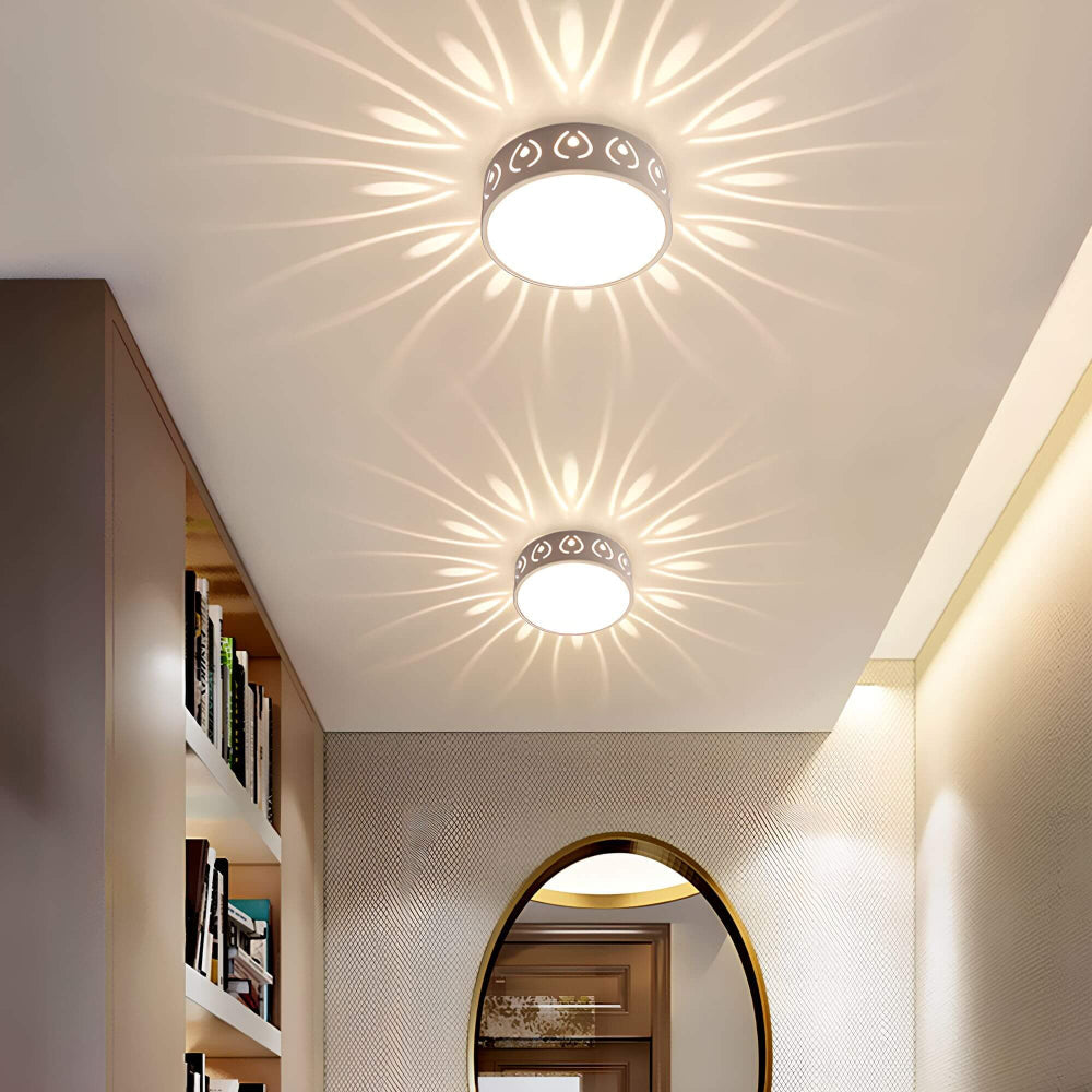 LumiForm minimalistische LED plafondlamp met zachte warme gloed en slank modern design