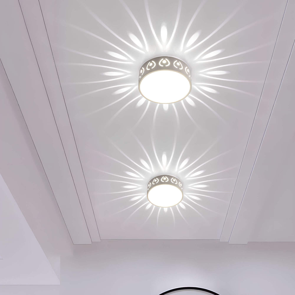 LumiForm minimalistische LED plafondlamp met zachte warme gloed en slank modern design