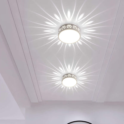 LumiForm minimalistische LED plafondlamp met zachte warme gloed en slank modern design