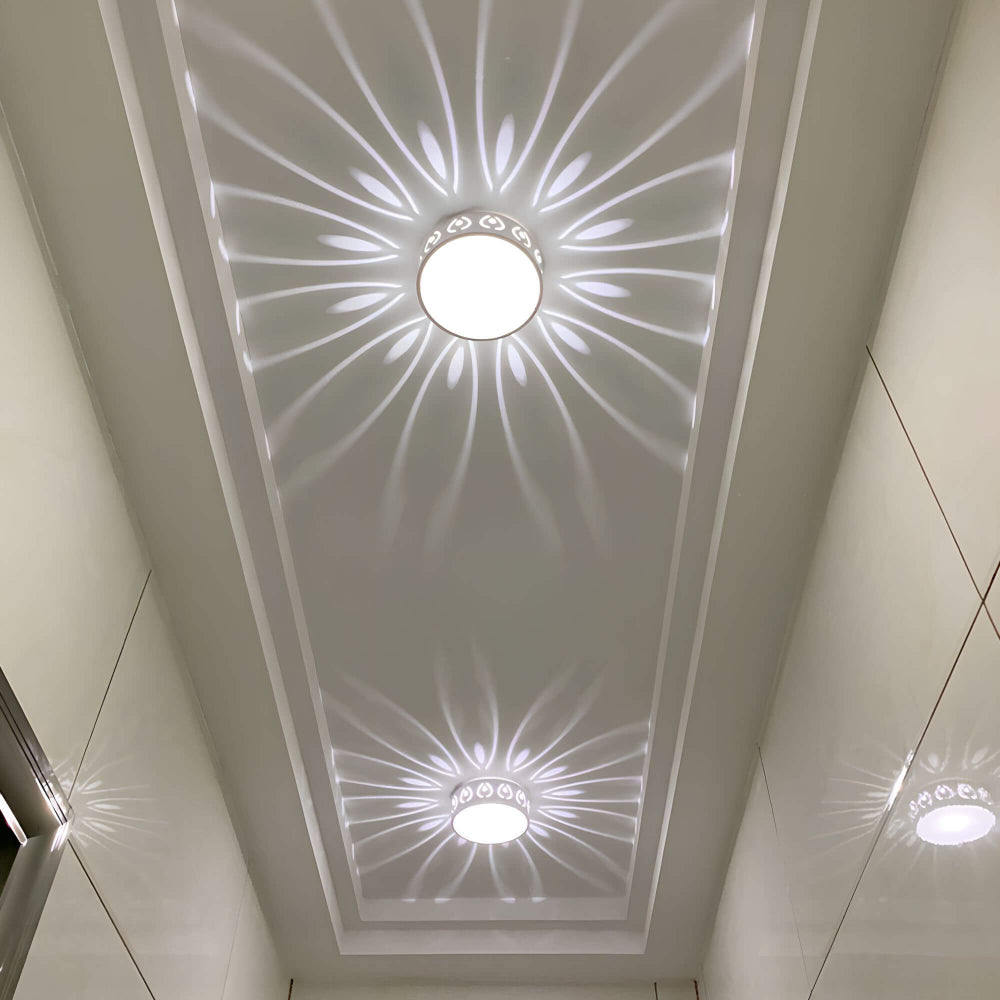 LumiForm minimalistische LED plafondlamp met zachte warme gloed en slank modern design