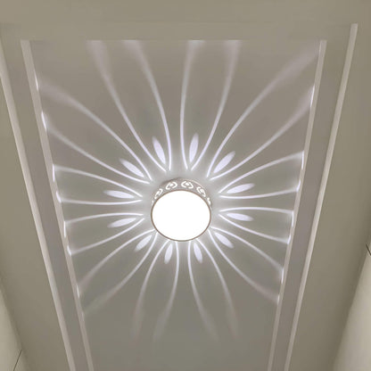 LumiForm minimalistische LED plafondlamp met zachte warme gloed en slank modern design