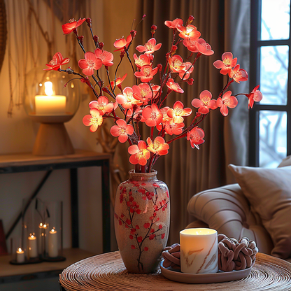 LumiVista olijftak LED-snoerverlichting 70cm warm wit decoratief licht