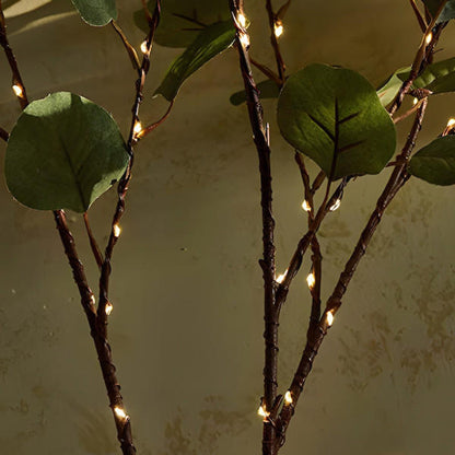 LumiVista olijftak LED-snoerverlichting 70cm warm wit decoratief licht