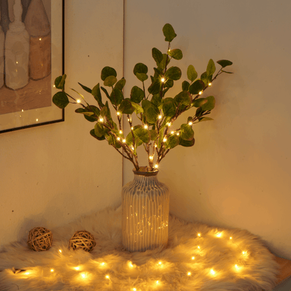 LumiVista olijftak LED-snoerverlichting 70cm warm wit decoratief licht