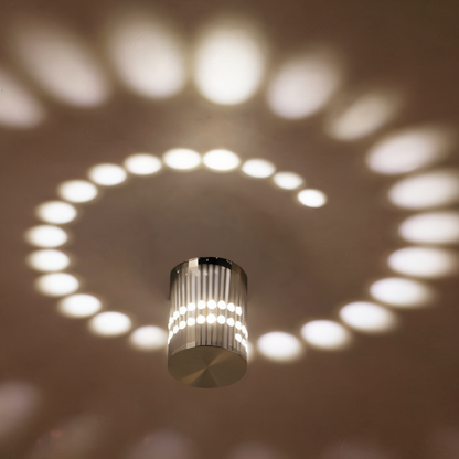 LuminBlast LED spiraal wandlamp kleurrijke moderne binnenwandlamp