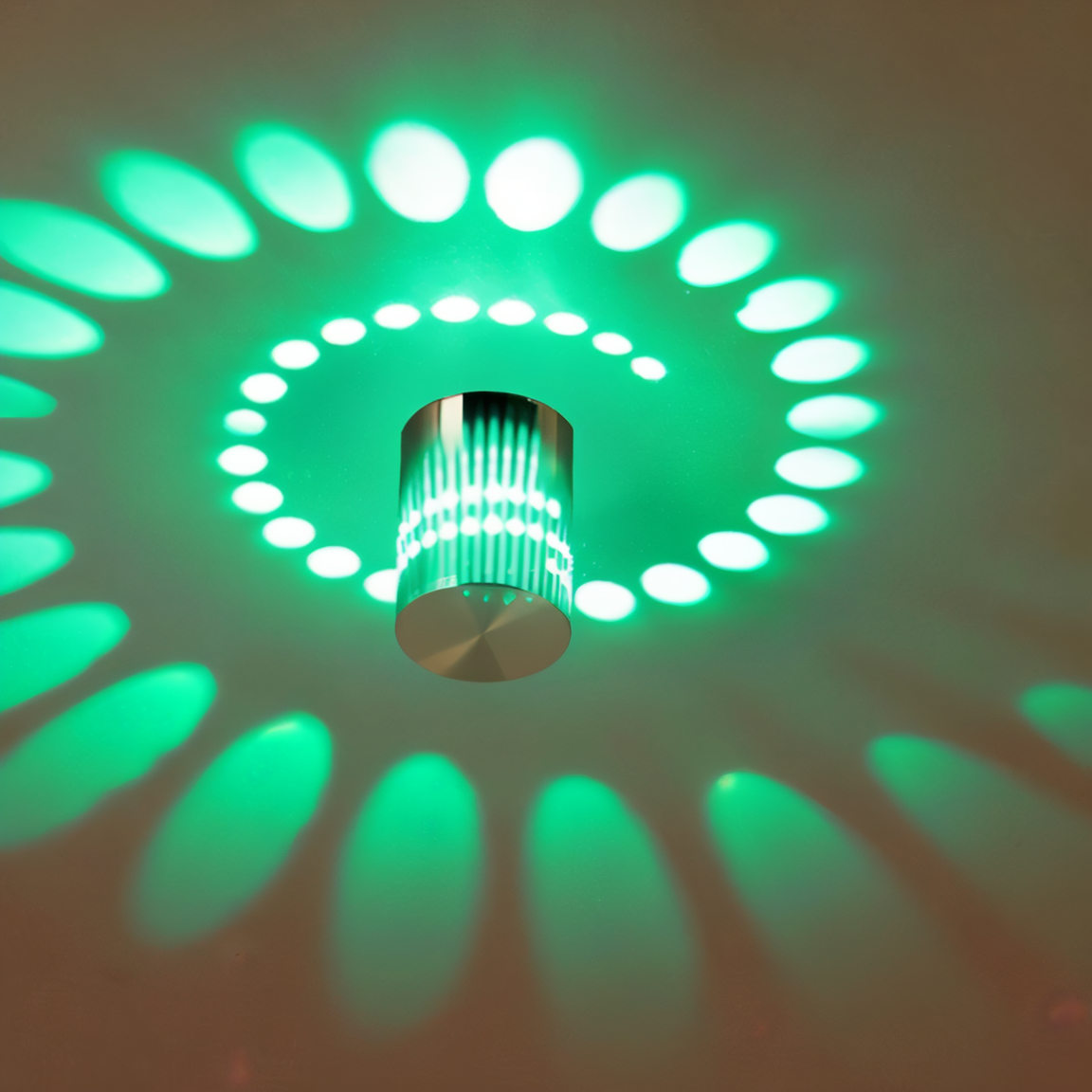 LuminBlast LED spiraal wandlamp kleurrijke moderne binnenwandlamp