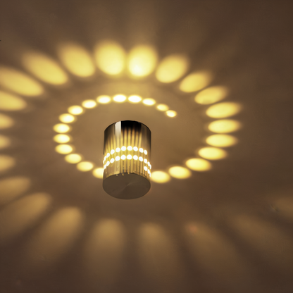 LuminBlast LED spiraal wandlamp kleurrijke moderne binnenwandlamp