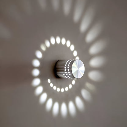 LuminBlast LED spiraal wandlamp kleurrijke moderne binnenwandlamp