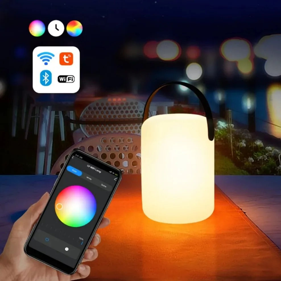 LuminaFusion draadloze tafellamp met afstandsbediening en waterdicht ontwerp