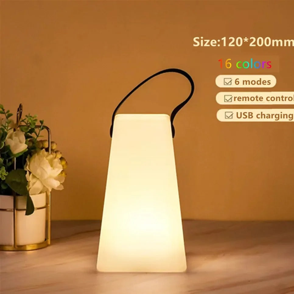 LuminaFusion draadloze tafellamp met afstandsbediening en waterdicht ontwerp