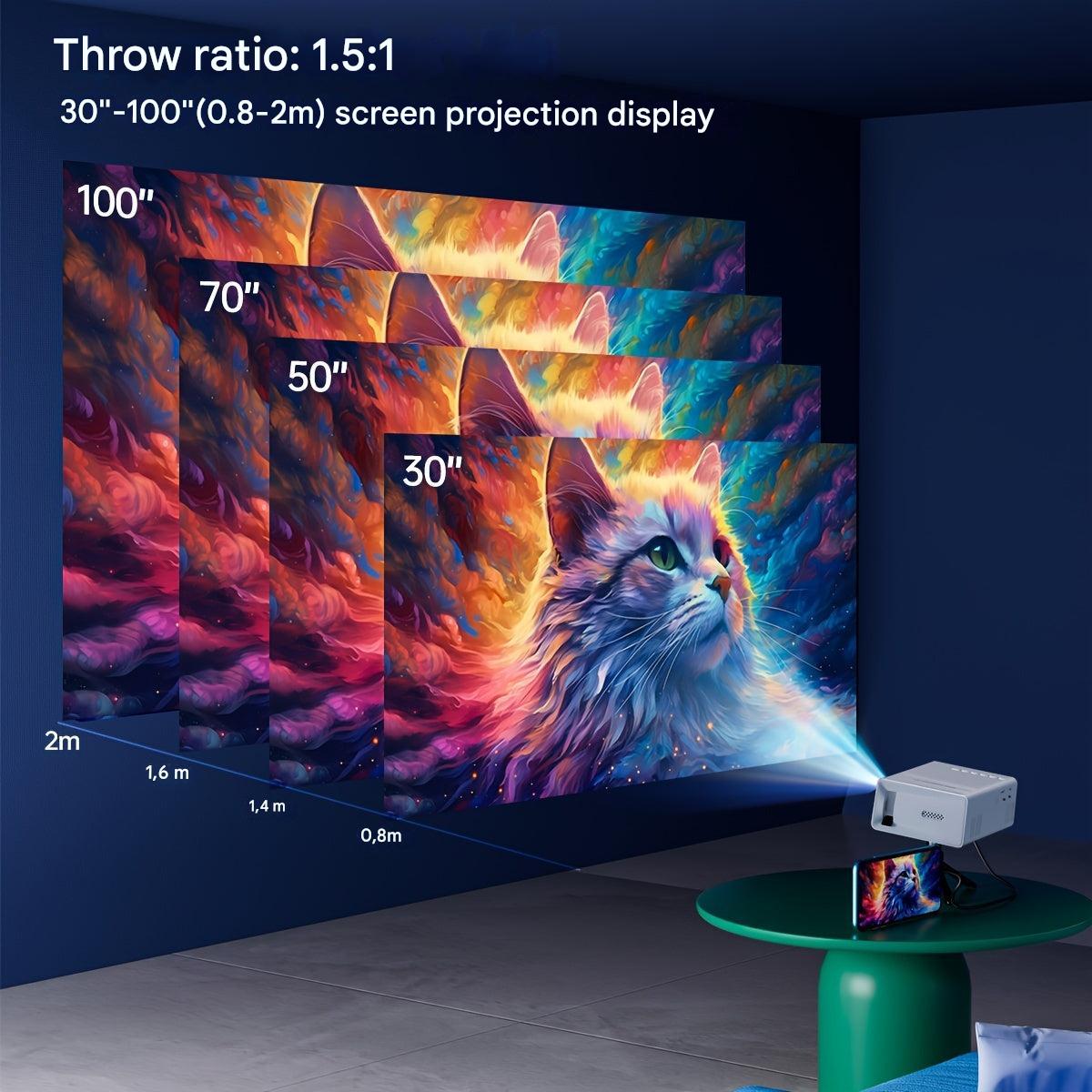 LumoBeam mini projector HD draagbare thuis- en buitenbioscoop