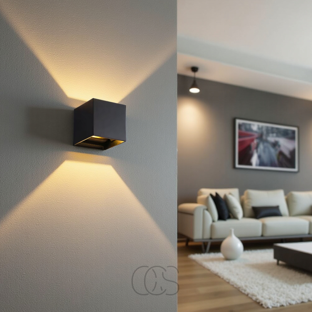 Luxe bewegingssensor wandlamp warm LED 2700K