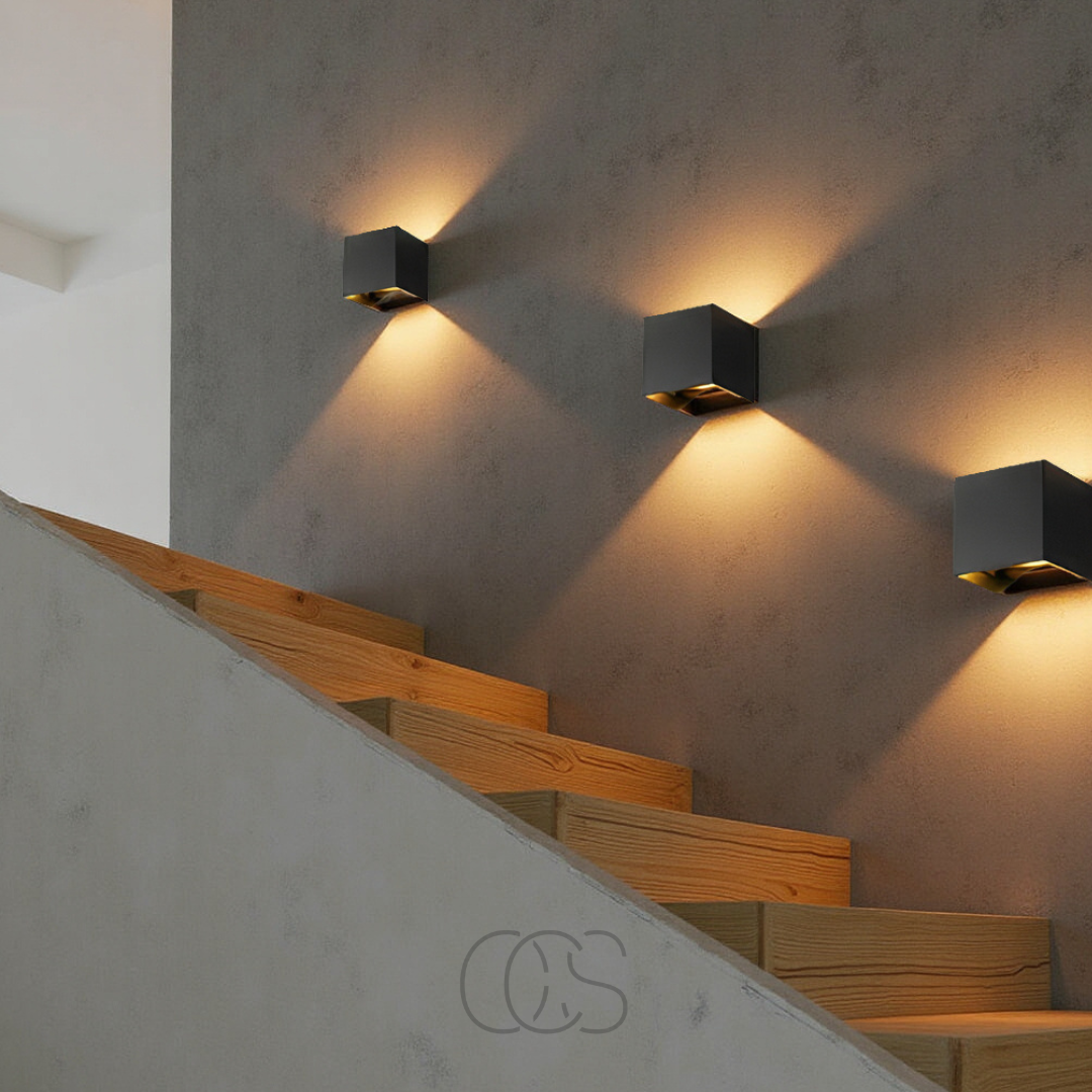 Luxe bewegingssensor wandlamp warm LED 2700K