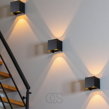 Luxe bewegingssensor wandlamp warm LED 2700K