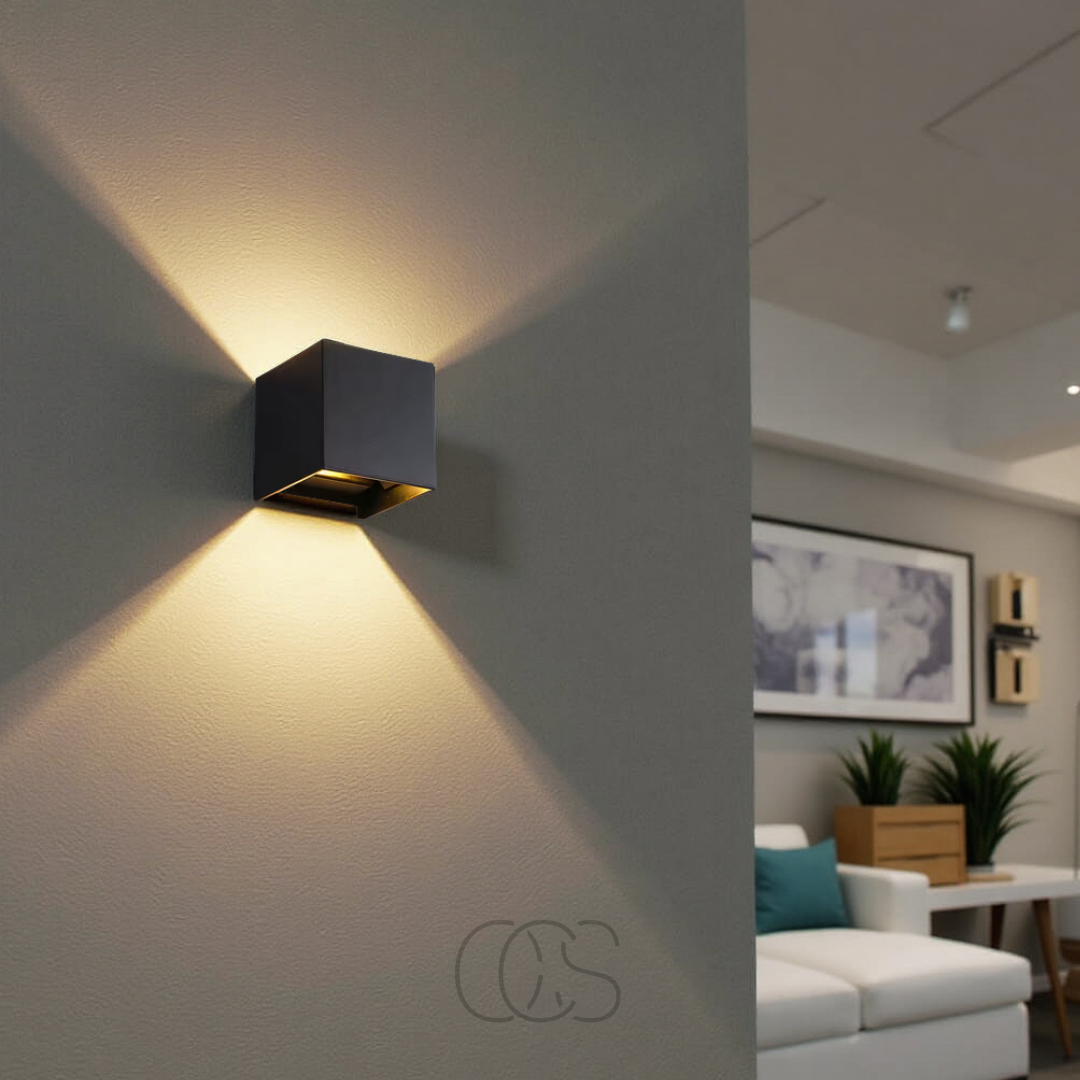 Luxe bewegingssensor wandlamp warm LED 2700K
