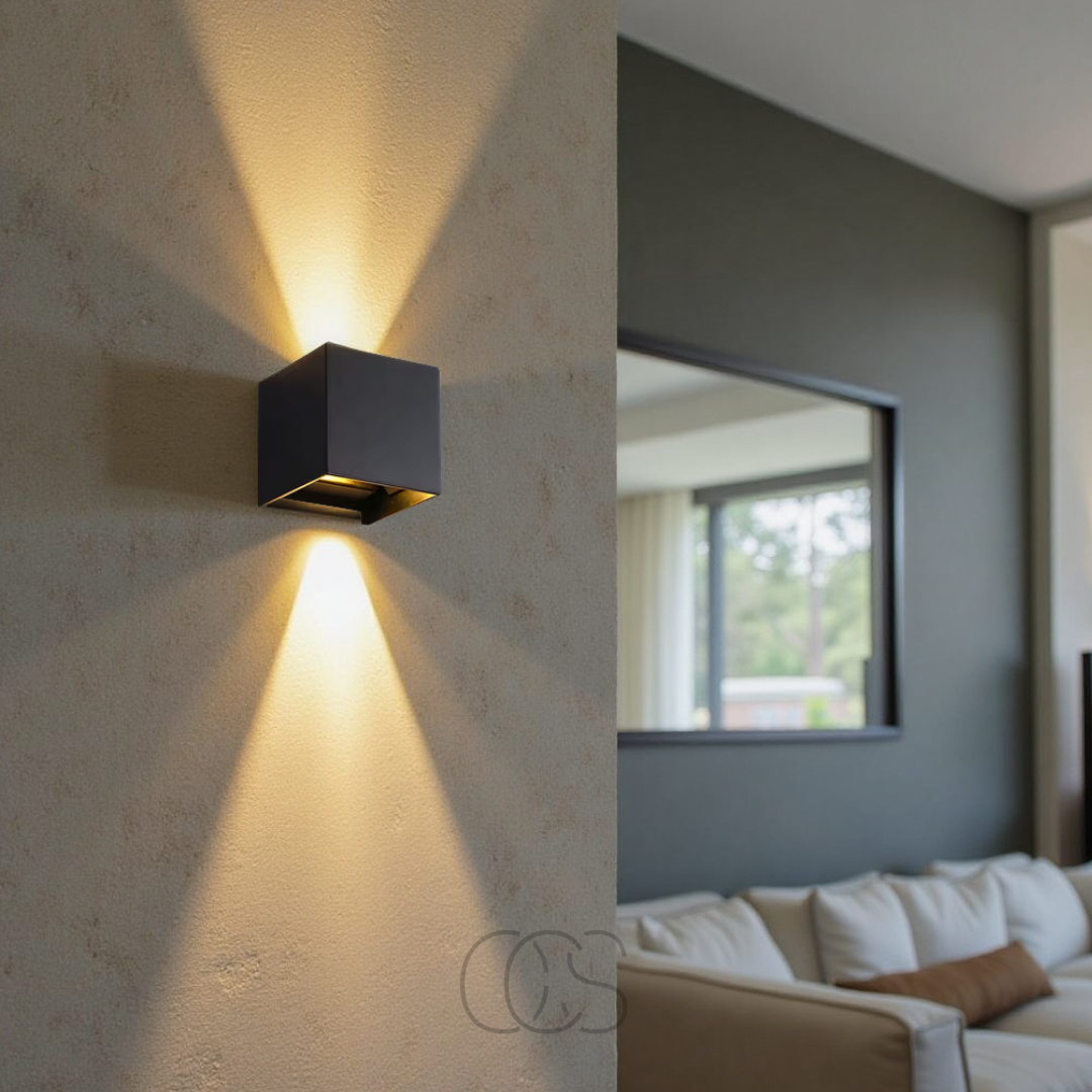 Luxe bewegingssensor wandlamp warm LED 2700K