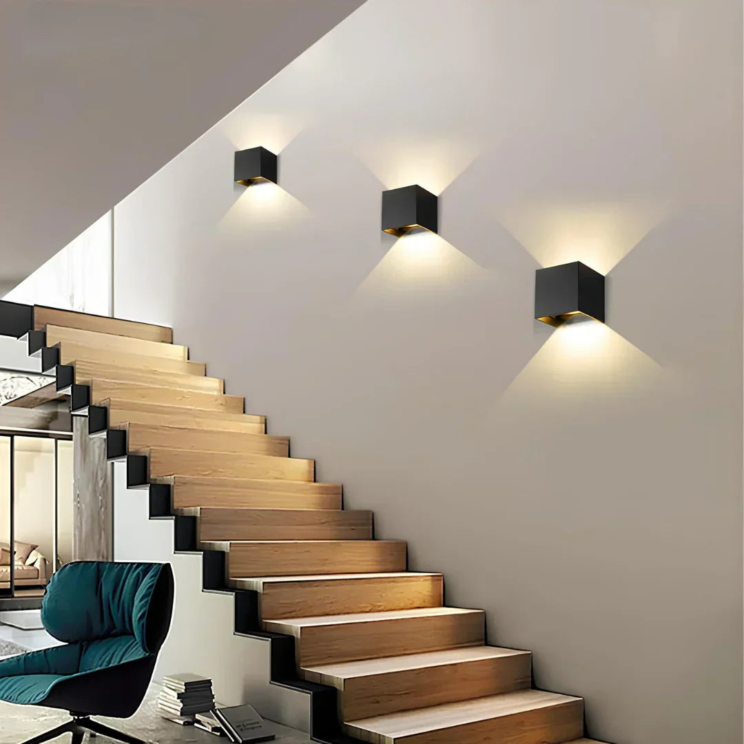 Luxe bewegingssensor wandlamp warm LED 2700K