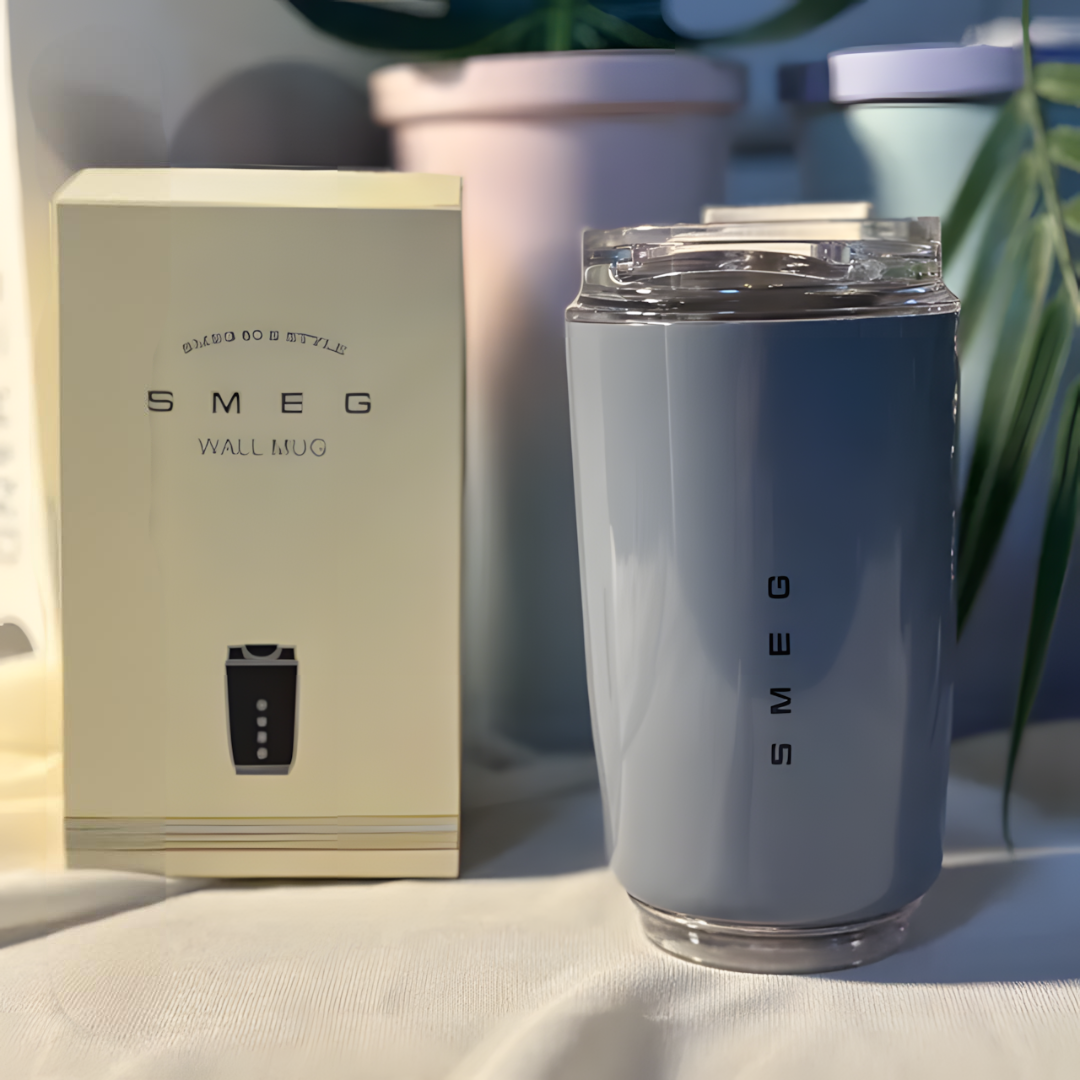 LuxeTherm 500ml thermosbeker van roestvrij staal geïsoleerde lekvrije koffiebeker