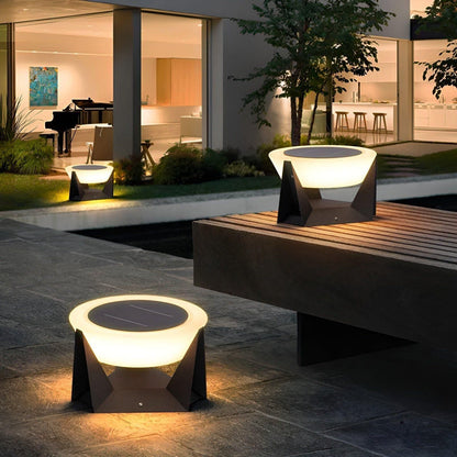 Luxio zonne Japanse stijl tuinlamp buiten LED