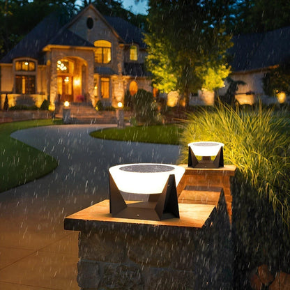 Luxio zonne Japanse stijl tuinlamp buiten LED