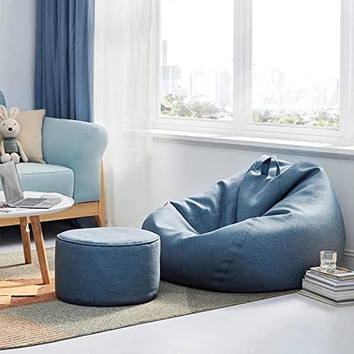 Luxe linnen zitzakhoes – ergonomische zachte loungezit