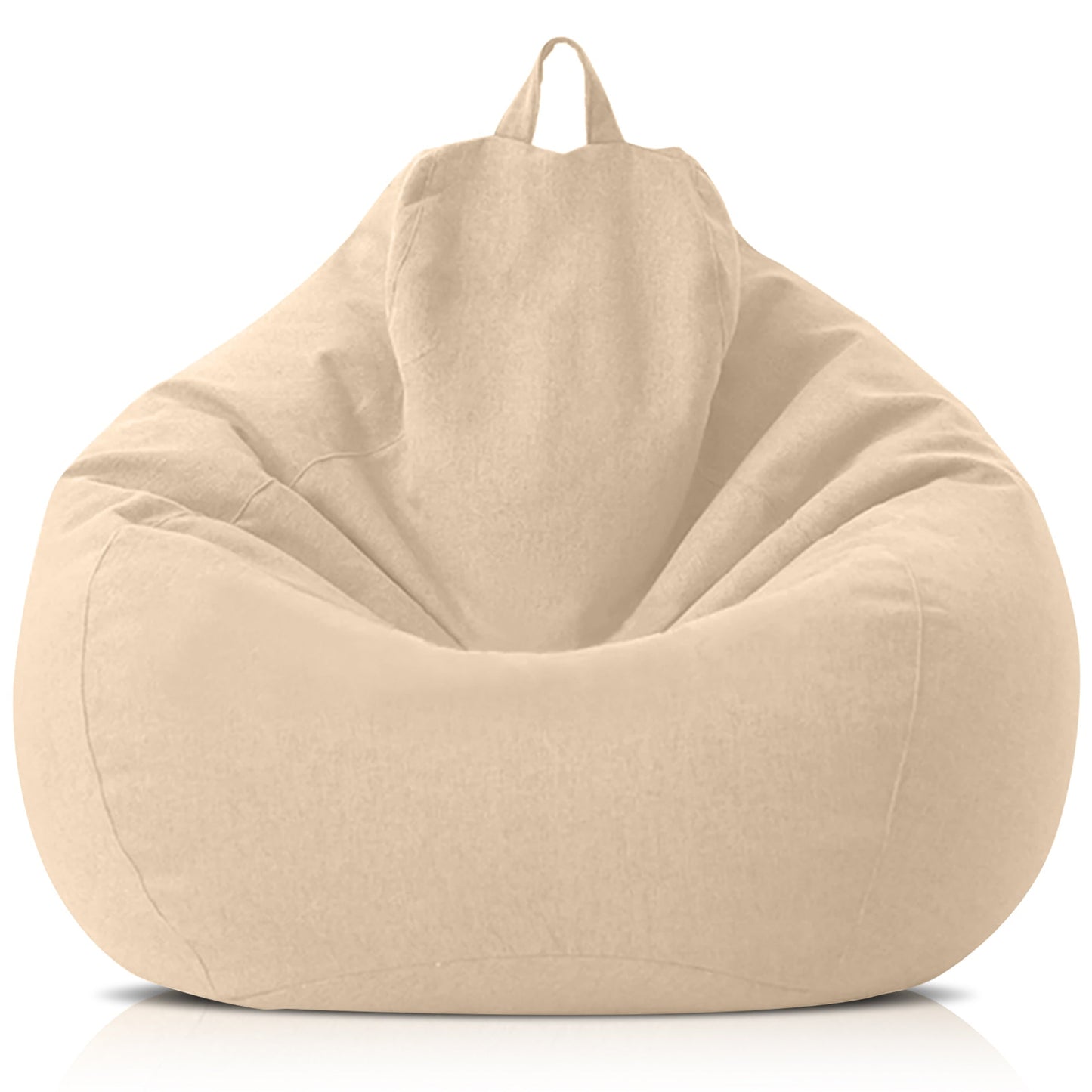 Luxe linnen zitzakhoes – ergonomische zachte loungezit